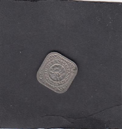 Beschrijving: 5 Cent WILHELMINA  